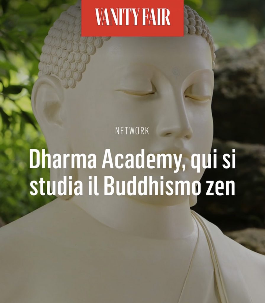 Vanity fair su Dharma Academy: qui si studia il Buddhismo zen
